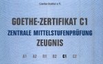 ゲーテ 証明書　Ｃ1
